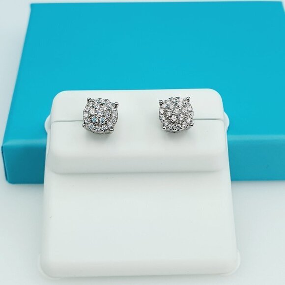 "925 Sterling Silver CZ Beautiful Earrings for Women, 1USPAR4214 - Picture 5 of 11